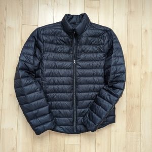 Core lightweight down jacket, black, small